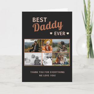 Carte Meilleur Papa du Monde 6 Photo Fête des Pères
