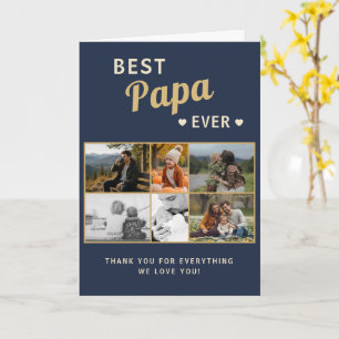 Carte Meilleur Papa du Monde Fête des Pères 6 Photos 