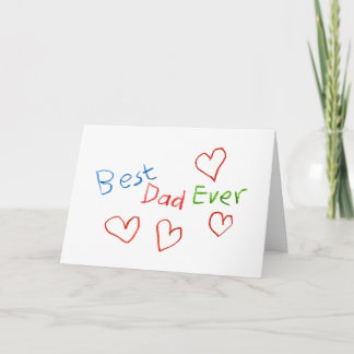 Carte Meilleur papa jamais
