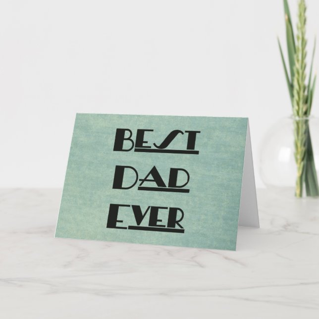 Carte Meilleur papa jamais (Devant)