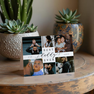 Carte Meilleur papa jamais   Fête des pères 6 Collage ph