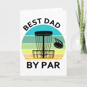 Carte Meilleur Papa Par Disc Golf de la Fête des Pères G