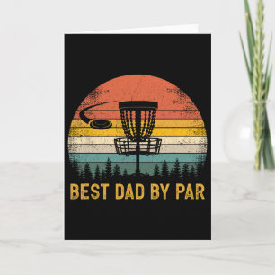 Carte Meilleur Papa Par - Disc Golf Papa Fête des Pères 