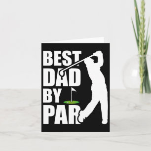 Carte Meilleur Papa Par Drôle Golf Fête des Pères Papa