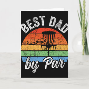 Carte Meilleur Papa Par Funny Disc Golf pour la Fête des