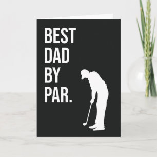 Carte Meilleur Papa Par Golf Fête des Pères