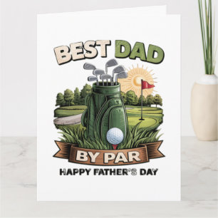 Carte Meilleur Papa Par Golf Papa Drôle