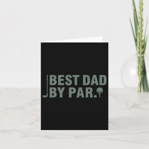 Carte Meilleur papa Par Par Fête des pères Golfing Anniv