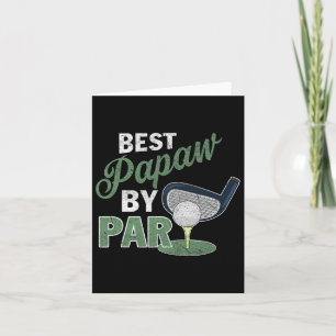 Carte Meilleur Papaw Par Par Fête des Pères Golf Sports