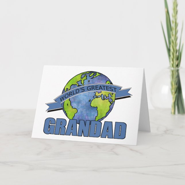 Carte Meilleur Papi du Monde (Devant)