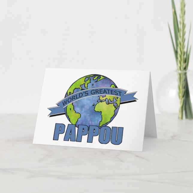 Carte Meilleur Pappou du Monde (Devant)