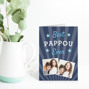 Carte Meilleur Pappou Ever Photo de la Fête des Pères