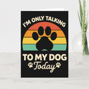 Carte meilleur père de chien drôle amateur de chiots pat