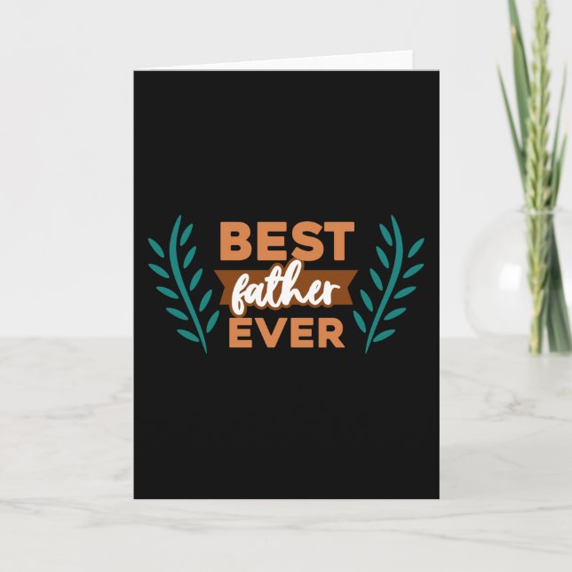 Carte Meilleur Père du Monde (Devant)