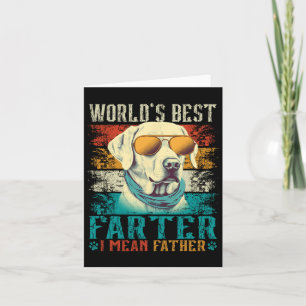 Carte Meilleur Pète du Monde Je Veux Dire Papa Meilleur
