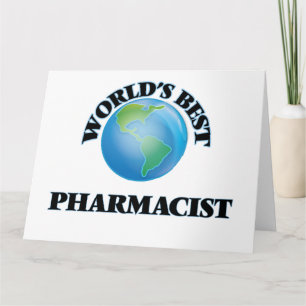 Carte Meilleur pharmacien du monde