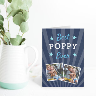 Carte Meilleur Poppy jamais   Photo Fête des pères