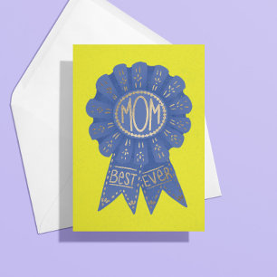 Carte Meilleur Ruban Maman de toujours Fête des Mères