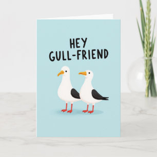 Carte Meilleure Amie Mouette