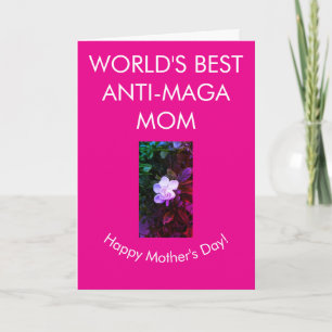 Carte Meilleure anti-MAGA maman du monde