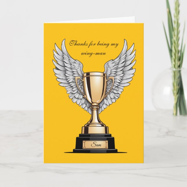 Carte Meilleure Appreciation d'Aile  (Devant)