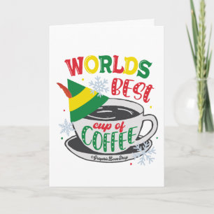 Carte Meilleure coupe de café Noël © GraphicLoveShop