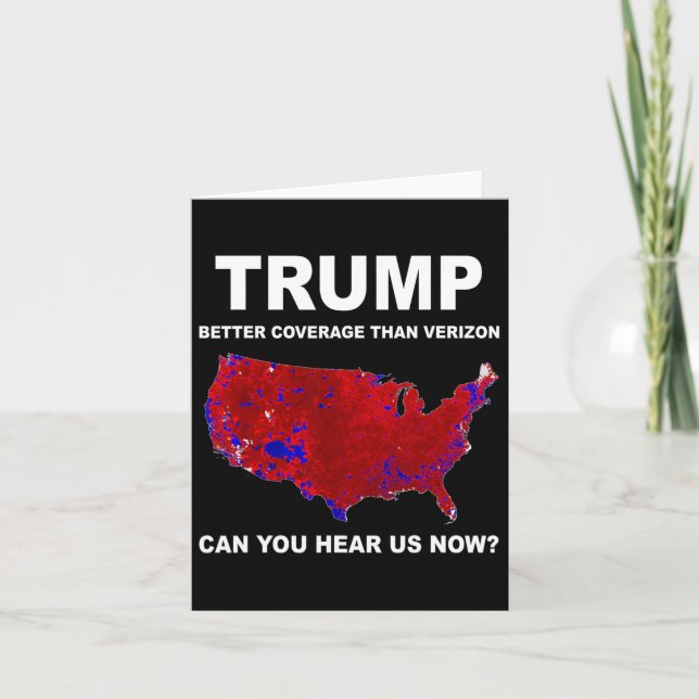 Carte Meilleure couverture de la politique de Trump  (Devant)