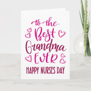Carte Meilleure Grand-mère de tous les temps Typographie