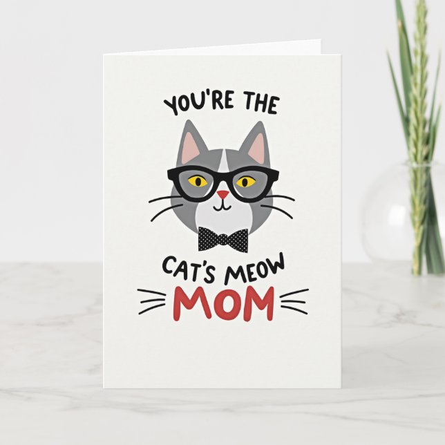 Carte Meilleure Maman à pois (Devant)