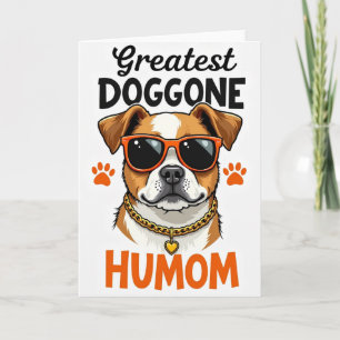 Carte Meilleure Maman Chien à Points