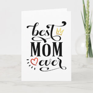Carte Meilleure maman Citation de la fête des mères   Ca