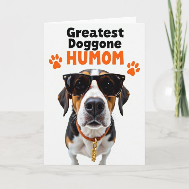 Carte Meilleure Maman de Chien (Devant)
