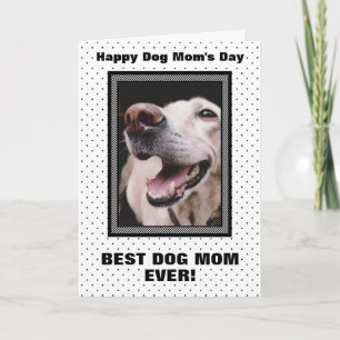 Carte Meilleure maman de chien toujours Photo personnali