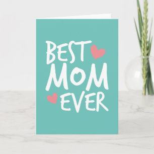 Carte Meilleure Maman de Tous les Temps Fête des Mères  