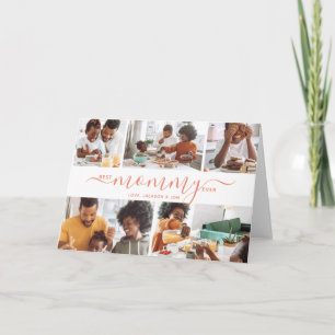 Carte Meilleure Maman Ever Collage de Photos Cadeau de F