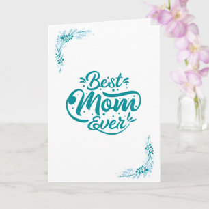 Carte Meilleure Maman Personnalisée - Avec Amour & Noms