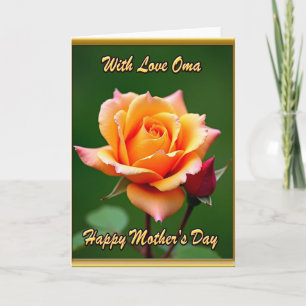 Carte Meilleure Maman Rose Dorée