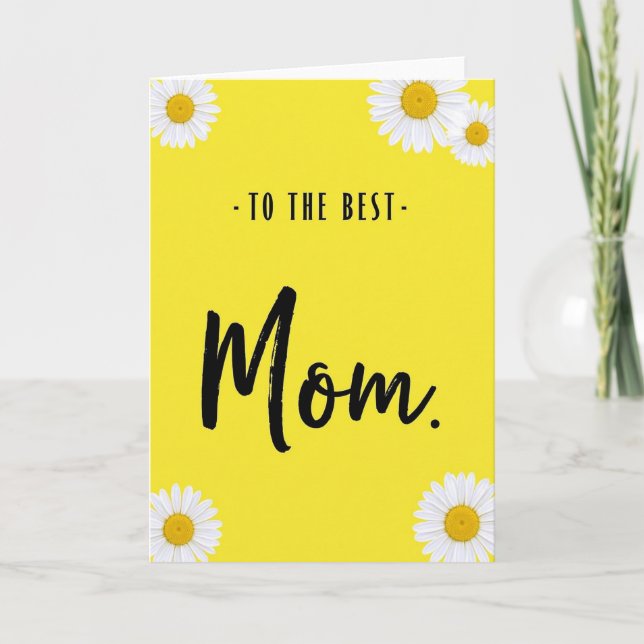 Carte Meilleure Maman Soleil (Devant)