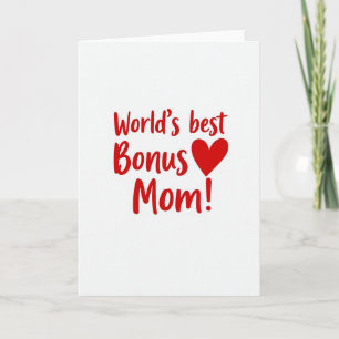 Carte Meilleure Maman Supplémentaire du Monde