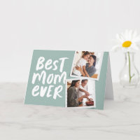 Meilleure maman tendance photo vert sauge fête des