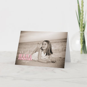 Carte Meilleure Nana du monde, je t'aime !