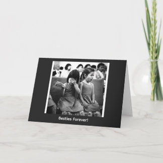 Carte Meilleures amies pour toujours Photo de salutation