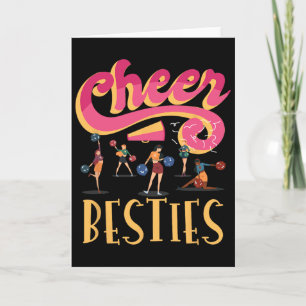 Carte Meilleures copines de pom-pom girls pour les amate