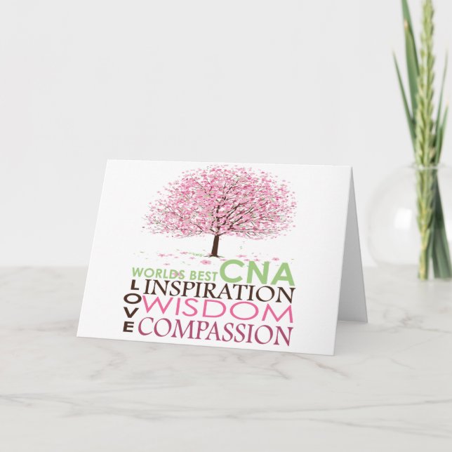 Carte Meilleurs cadeaux CNA au monde (Devant)