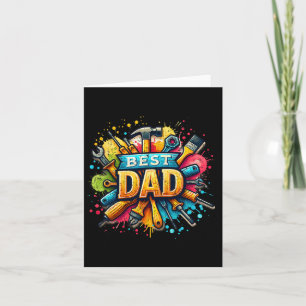 Carte Meilleurs outils pour papa artisan père papas fête