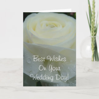 Carte Meilleurs vœux pour votre jour de mariage