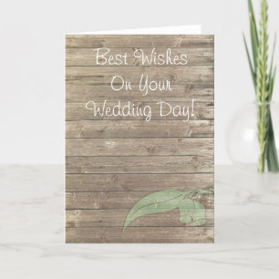 Carte Meilleurs Vœux pour Votre Jour de Mariage Arbre à