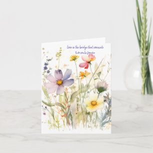 Carte Mélange printanier aquarelle joyeux Floral pour to