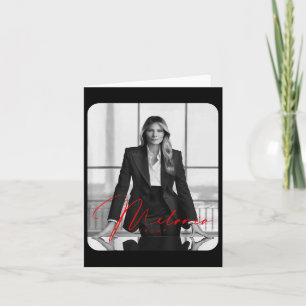 Carte Melania Trump 2025 Première dame Inauguration Phot