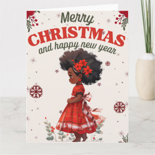 Carte Melanin Noël Black Girl Magic Xmas Magic Fun